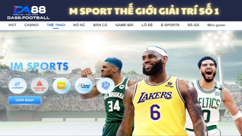 Sảnh chơi M Sport nơi thỏa mãn đam mê
