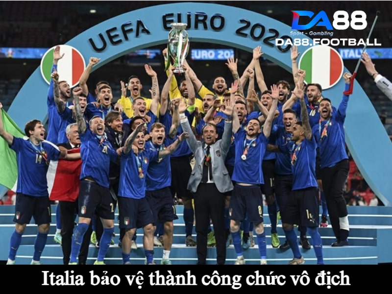 Italia vs Bosnia & Herzegovina 1h45p sáng ngày 10/6 - Bước đầu trên con đường bảo vệ chức vô địch của Italia 6 Italia bảo vệ thành công chức vô địch Euro